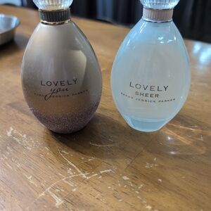 2 SARAH JESSICA PARKER Lovely Sheer Edp & Lovely You Both 3.4 Oz Nwob
